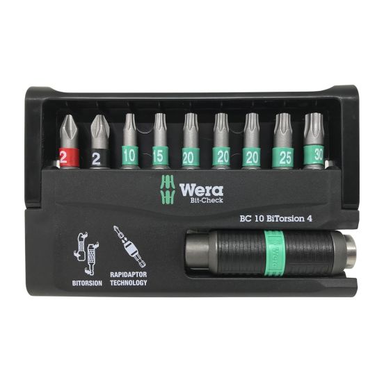 Wera bitsæt 10 dele - 8757-9/BTZ - 05320565001
