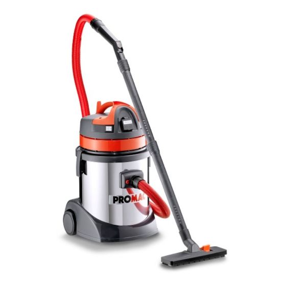 PROMAC Industriel våd + tør Støvsuger 27ltr. - JET-VAC-27TB-R
