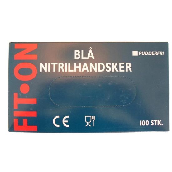 FIT-ON Nitril handsker str. M/8 - LN-774665