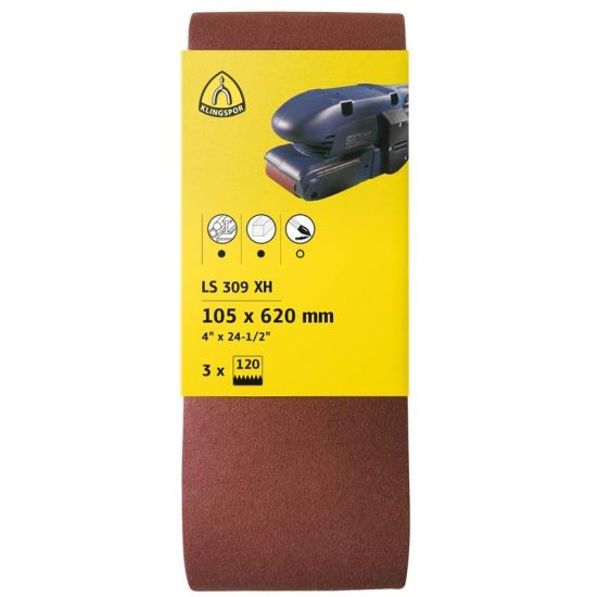 Klingspor Bånd 75x533mm k180 3 stk. LS309XH - KS-7077