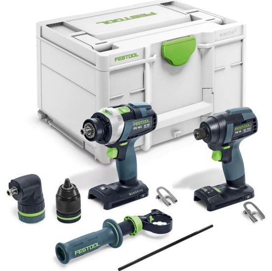 Festool Bore- og skruemaskinesæt TID 18 Basic-Set TPC 18/4 - 578833
