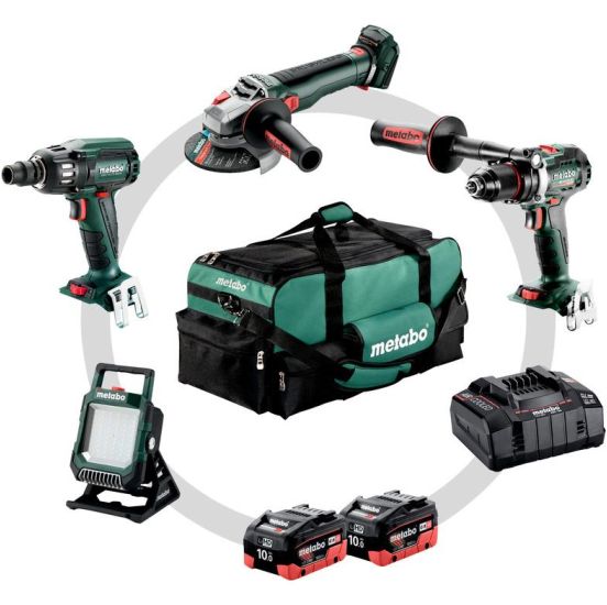 Metabo Combo 4.3.2 18v bs+ssw+wbq+bsa 2x10 lihd - 685209000