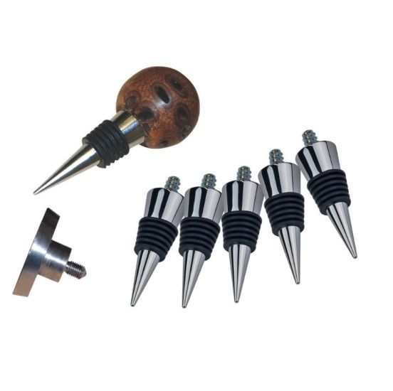 Drechselmeister Flaskeproppesæt, forniklet - DR-DDH8222N4850G
