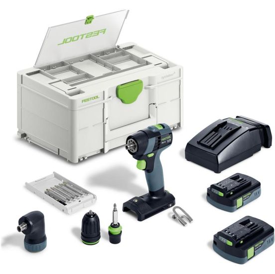 Festool Akku bore-/skruemaskine TXS 18 C 3,0-Set - 576896
