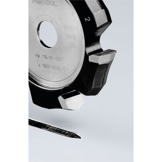 Festool V-notfræser HW 118x18-135°/Alu - 491471
