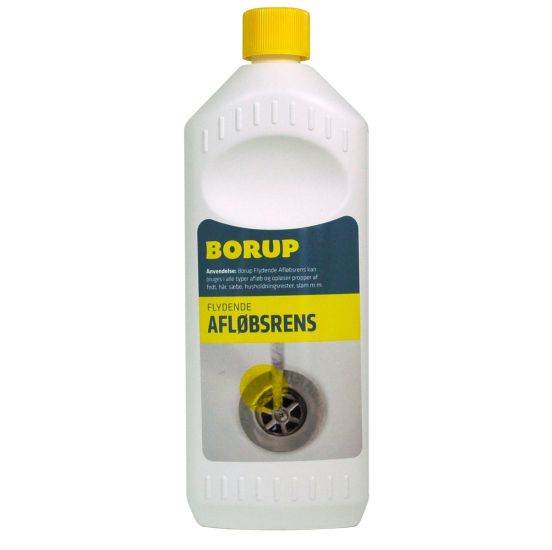 Borup Afløbsrens, Flydende (hvid) x 1 ltr. - 153701080