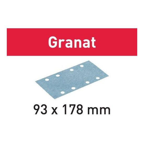 Festool StickFix slibepapir 93 x 178 mm Granat - 498940