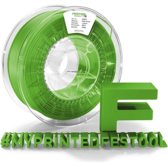 Festool FIL-GN 3D print filament PETG grøn 1 kg - 578975