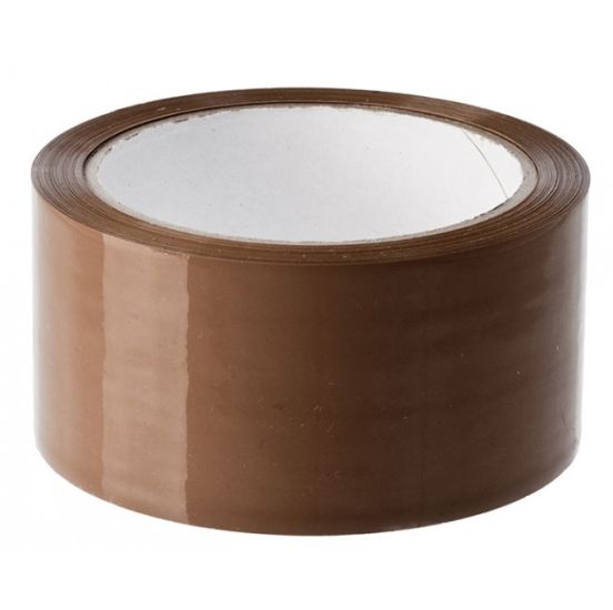Grunda Pakketape PP 50 mm x 66 m Brun - 500050349