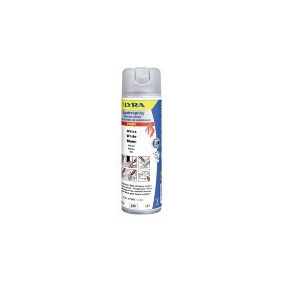 Lyra Markeringsspray (4180) Hvid - TA-242112