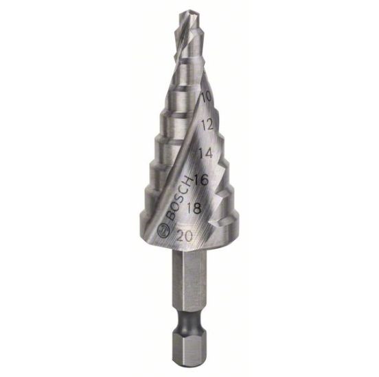 Bosch HSS-borehoveder til trinboring, sekskantet skaft 4-20 mm - 2608597524