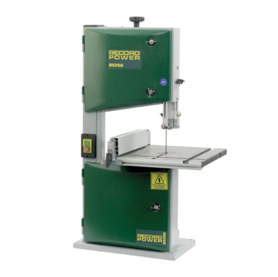 Record Båndsav BS250 Premium 10" 230V - RECBS250-EP
