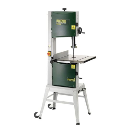 Record Båndsav BS350 Premium 14" 230V - RECBS350S-EP