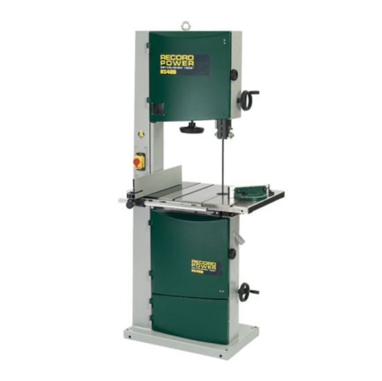 Record Båndsav BS400 Premium 16" 230V - RECBS400-EP