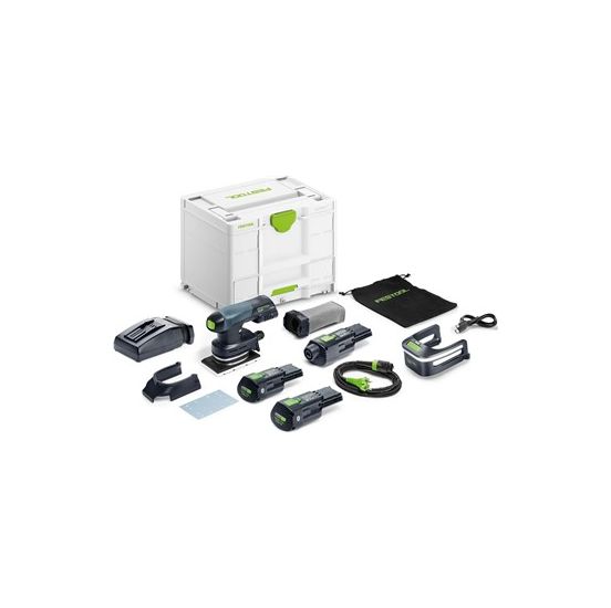 Festool Akku rystepudser RTSC 400 3,0 I-Set - 578934