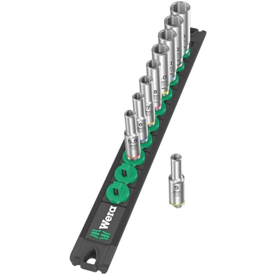 Wera C Deep 1 Top-magnetliste 1/2"-tilslutning, Topnøgleindsats-sæt - 05005470001