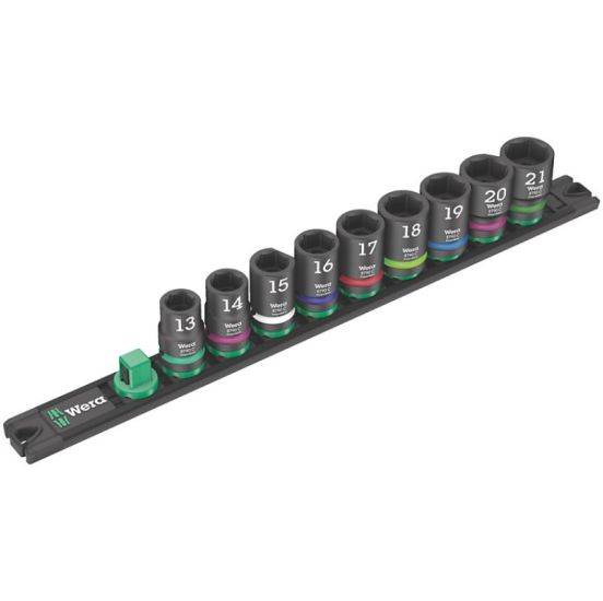 Wera C Impaktor 1 Top-magnetliste 1/2" Topnøgleindsats-sæt - 05005490001