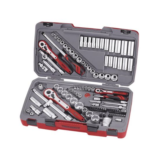 Teng Tools Topnøglesæt 1/4", 3/8" og 1/2" TM111 med 111 dele - 167230101