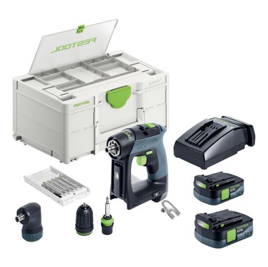 Festool Akku bore-/skruemaskine CXS 12 2,5-Set - 576865