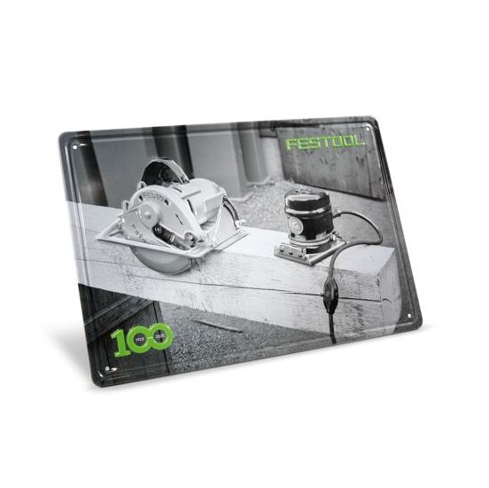 Festool 100 år blikskilt retro-maskiner MES-FT1 100Y - 578400
