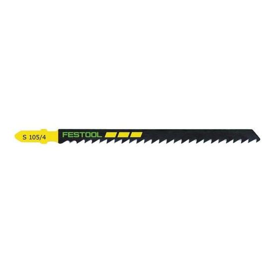 Festool Stiksavklinge S 105/4 | Træ Basic Savklinge | 5 stk - 204315