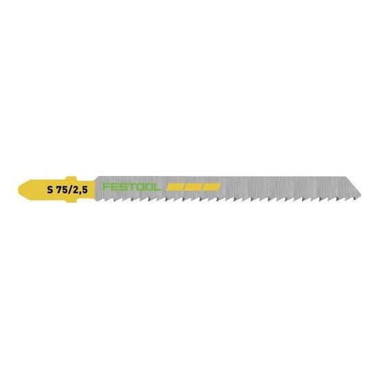Festool Stiksavklinge S 75/2,5 | Træ Fine Cut Savklinge | 25 stk - 204257