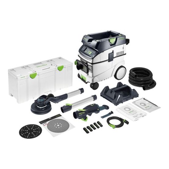 Festool Langhalssliber- og støvsugersæt PLANEX LHS 2 225 EQI/CTM 36-Set - EU stik - 578425