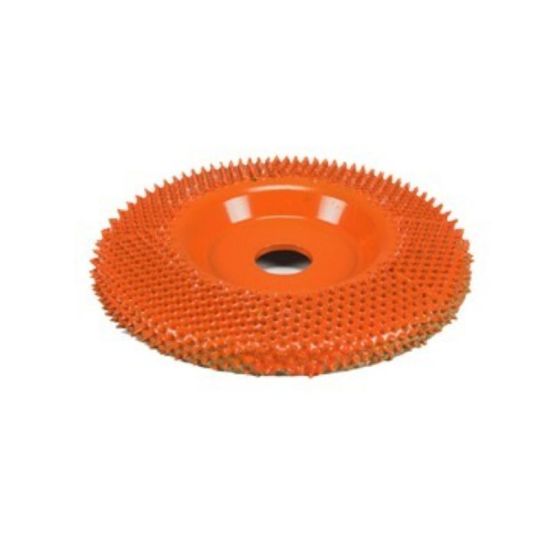 Saburrtooth fræseskive 100mm, jævn, meget grov - Orange - DR-ZSA-SD4125