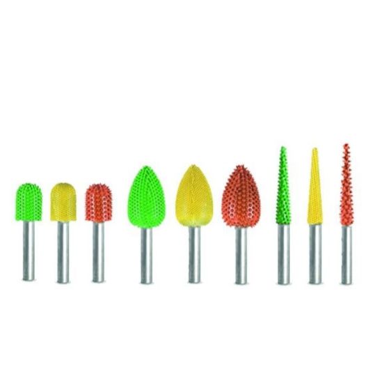 Saburrtooth Fræsestift Sæt 6 mm 9 dele - DR-ZSA-6SET