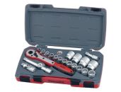 Teng Tools Topnøglesæt Med 1/2" firkantfatning T1221 167240209