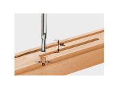 Festool Notfræser HW, skaft 8 mm HW S8 D3/6 490952