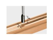 Festool Notfræser HW, skaft 12 mm HW S12 D22/45 491094