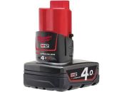 Milwaukee batteri M12 B4 12V 4,0 Ah Red Lithium-Ion 4932430065