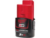 Milwaukee Batteri M12 B3 12V - 3,0 Ah Redlithium 4932451388