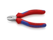 Knipex Skævbider sort atramenteret, med flerkomponent-håndtag 125 mm KN-7002125