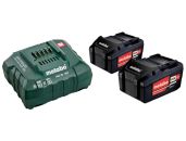 Metabo Basissæt 2x4,0 ah Lipower + ASC55 685050000