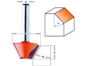 CMT Fasfræser HM 25x8,0 45° K8 905.240.11