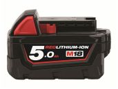 Milwaukee batteri M18 B5 Red Lithium-Ion 18V 5,0 Ah 4932430483