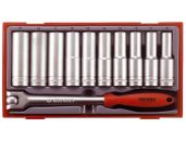 Teng Tools Topnøglesæt med ½" fatning 122090103