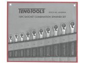 Teng Tools Ringgaffelskraldenøglesæt 6510RMM 10 dele 186430104