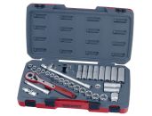 Teng Tools Topnøglesæt 1/2" T1234 med 34 dele 174570101