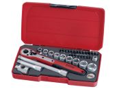 Teng Tools Topnøglesæt 3/8" T3834 med 34 dele 167310101