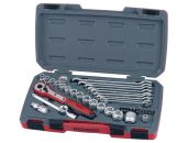 Teng Tools topnøgle-/ringgaffelnøglesæt 3/8" T3840 med 40 dele 167280106