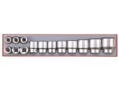 Teng Tools topnøglesæt 3/4" TTX3414 med 14 toppe 19-50mm 101540102