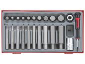 Teng Tools unbrako bits-topsæt 1/2" TTHEX23 med 23 dele 68850106