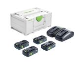 Festool Energi-Set SYS 18V 4x4,0/TCL 6 DUO 577104