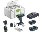 Festool Akku bore-/skruemaskine T 18+3 HPC 4,0 I-Set 577609