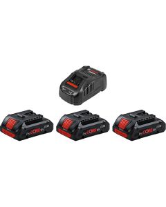 Bosch ProCORE18V startersæt 18V 3 x PC 4Ah GAL 1880 0615990N2G