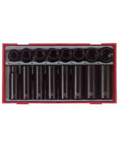 Teng Tools Krafttopsæt med 16 dele med 1/2" firkantfatning TT9116 68800200