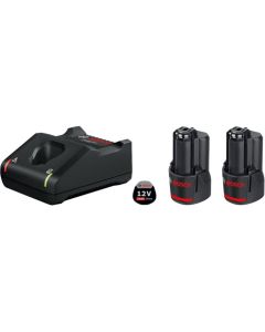 Bosch Startsæt med 2x Akku GBA 12V 3,0 & Lader GAL 12V-40 Professional 1600A019RD